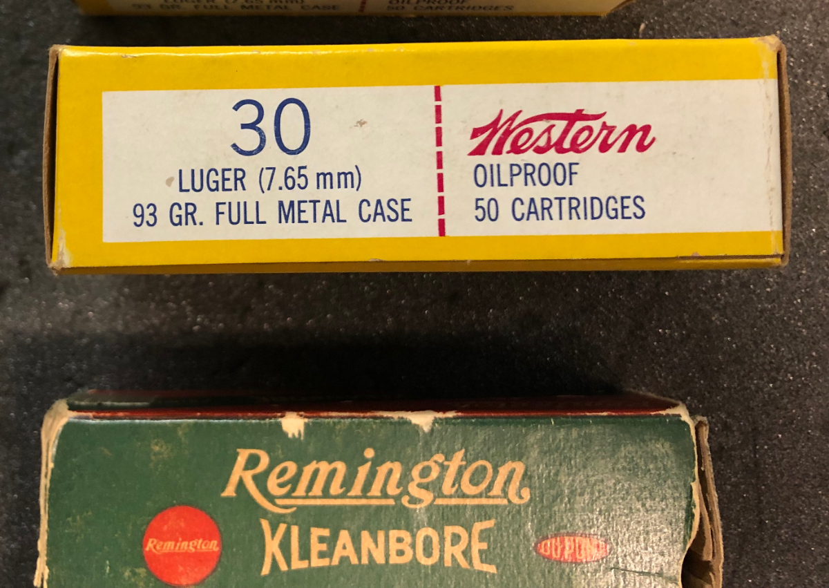 Western Cart / Remington 30 Luger (7.65mm) Western Cartridge ...