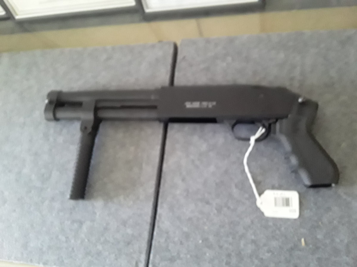 Mossberg model 500 EIGHT INCH BARREL awesome mini pump Shotgun AOW ONLY ...