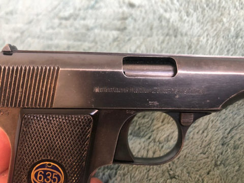 Walther Model 8 in 6.35 or .25ACP First Run .25 ACP - Picture 4