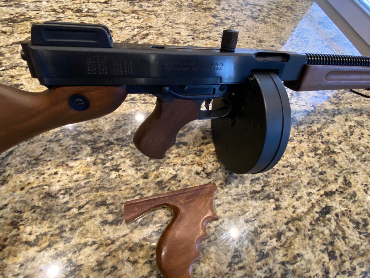 Thompson Auto-Ordnance 1927 A1 Thompson Lyman Sights, Cutts Compensator ...