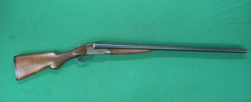 ITHACA FLUES MODEL FIELD GRADE SIDE BY SIDE SHOTGUN ORIGINAL TAKE DOWN CASE - 1925 MFG ENGRAVED DOUBLE TRIGGERS C&R CASE COLOR - Picture 2