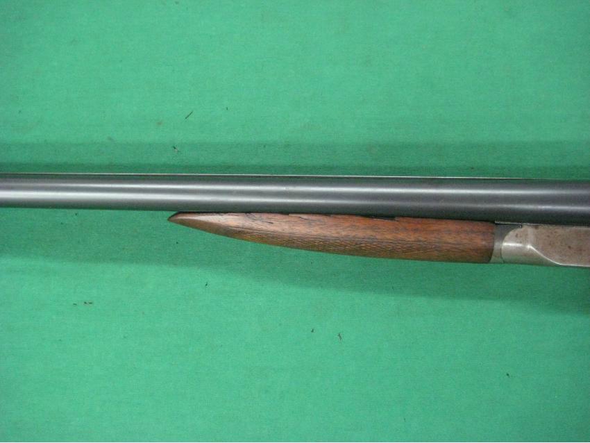ITHACA FLUES MODEL FIELD GRADE SIDE BY SIDE SHOTGUN ORIGINAL TAKE DOWN CASE - 1925 MFG ENGRAVED DOUBLE TRIGGERS C&R CASE COLOR - Picture 5