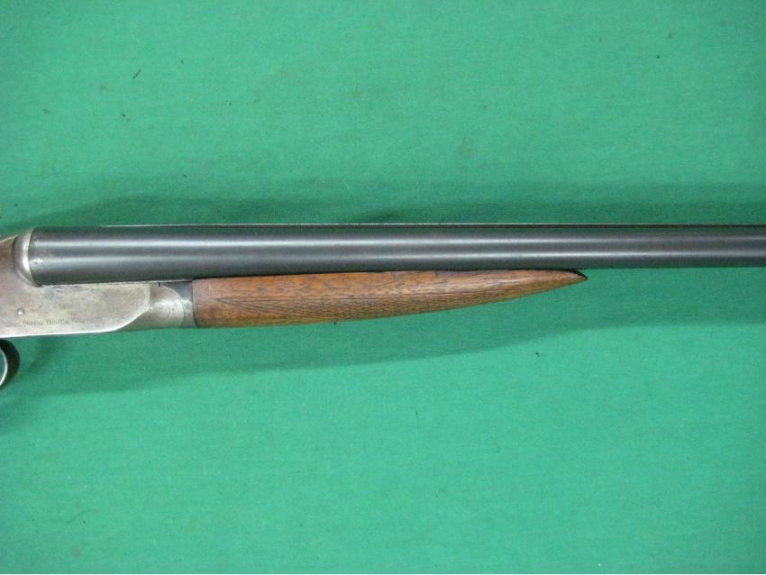 ITHACA FLUES MODEL FIELD GRADE SIDE BY SIDE SHOTGUN ORIGINAL TAKE DOWN CASE - 1925 MFG ENGRAVED DOUBLE TRIGGERS C&R CASE COLOR - Picture 8