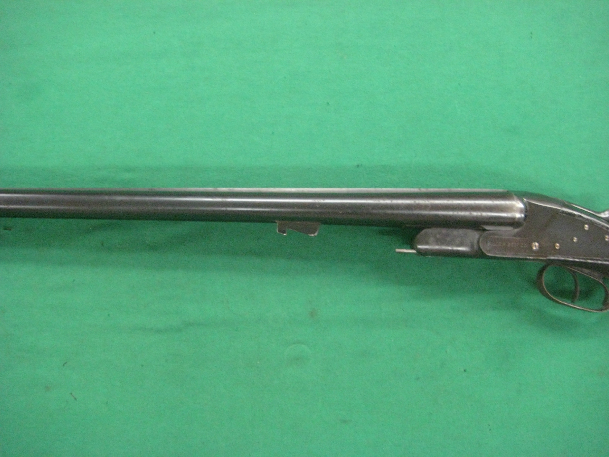 Baker Gun Co Black Beauty Model Side By Side Shotgun Vintage Older Curio Lic Okay Walnut Double