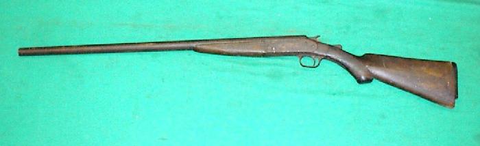 J. STEVENS ARMS & TOOL CO OLDER VINTAGE 12 GA SINGLE SHOT GUN CLASSIC