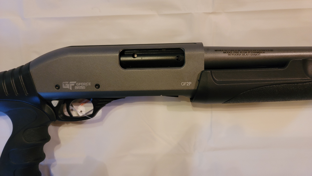 Gforce Arms Gf2p Tube-fed Pump-action Shotgun Tactical Grey 12 17176343 