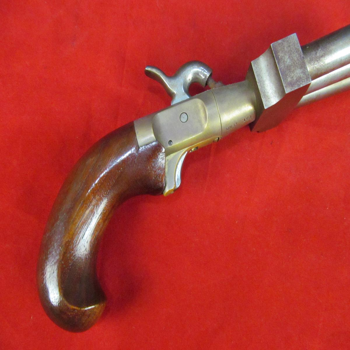 Cmc 3 Barrel Ducks Foot Percussion Volley Gun Pistol 36 Cal .36 Caliber